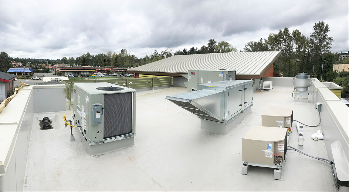 Weather impacting commercial roofs in PNW